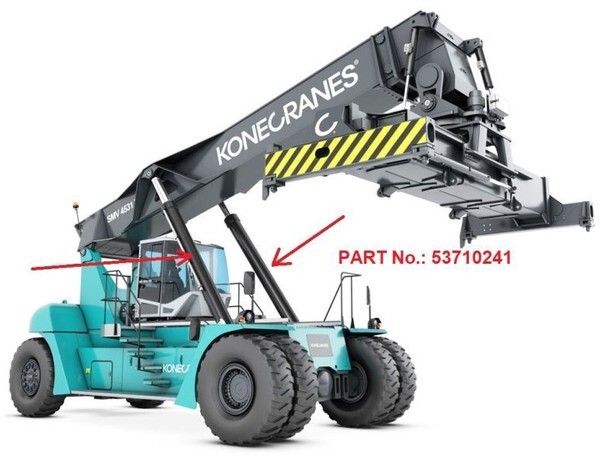 KONECRANES SMV4535 TC5 CYLINDERS PART NUMBER 53710241 - Hidraulika: 3 kép. KONECRANES SMV4535 TC5 CYLINDERS PART NUMBER 53710241 - Hidraulika: 3 kép.