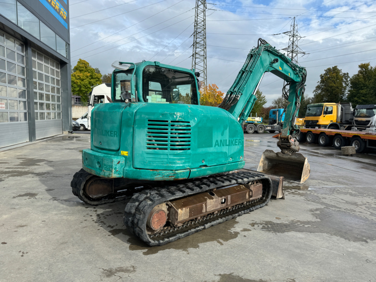 CATERPILLAR 308E2CR Oilquick 3x Schaufeln - Lánctalpas kotró: 5 kép. CATERPILLAR 308E2CR Oilquick 3x Schaufeln - Lánctalpas kotró: 5 kép.