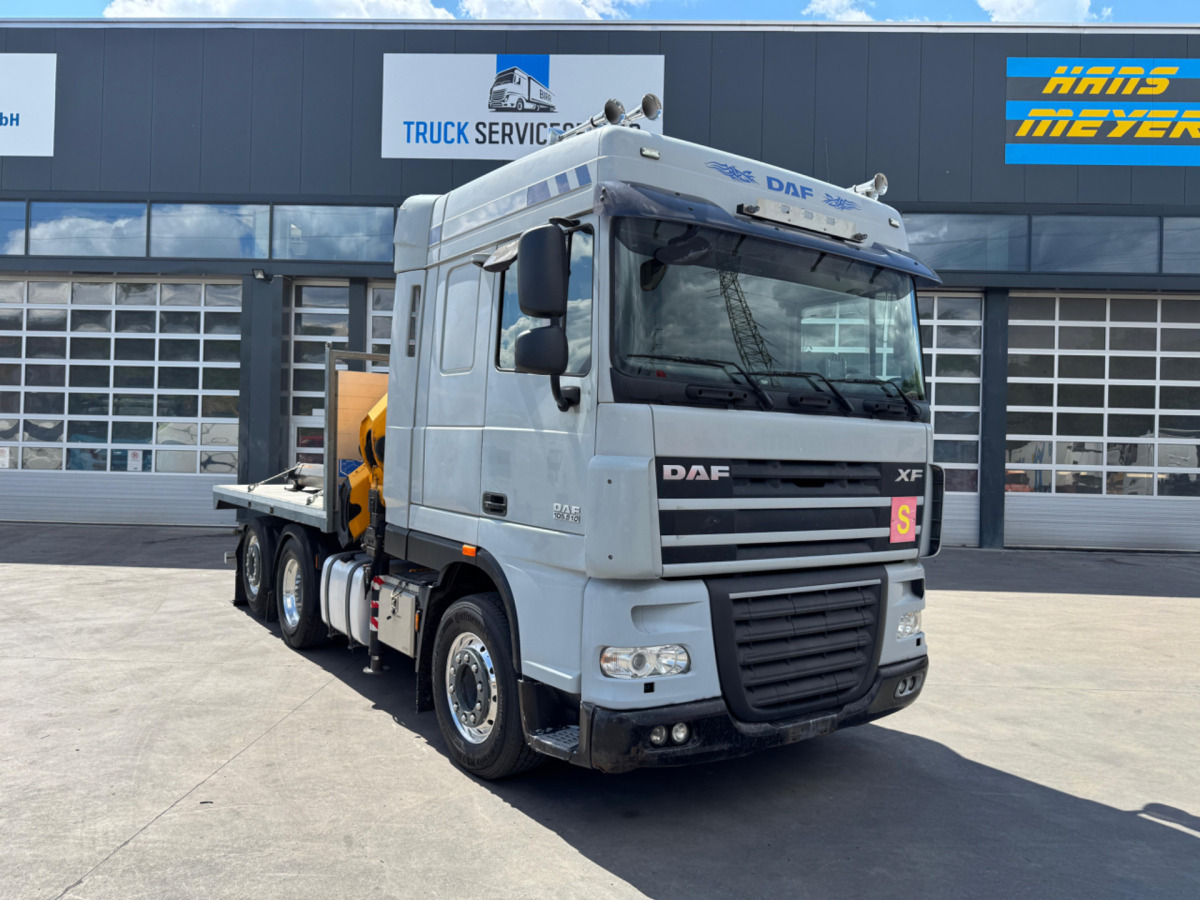 DAF XF510 Effer 255-5 6x2 SZM/Pritsche - Darus autó: 4 kép. DAF XF510 Effer 255-5 6x2 SZM/Pritsche - Darus autó: 4 kép.