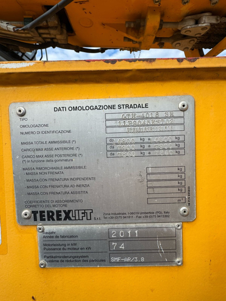 GENIE GTH 4018 SR/Roto lízing GENIE GTH 4018 SR/Roto: 9 kép.