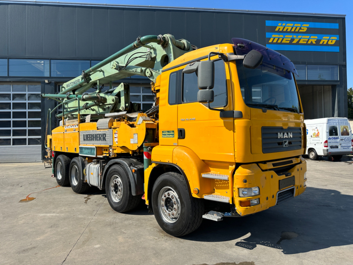 MAN TGA 41.440 8x4 Hallenpumpe 31M-5 - Betonpumpa: 3 kép. MAN TGA 41.440 8x4 Hallenpumpe 31M-5 - Betonpumpa: 3 kép.