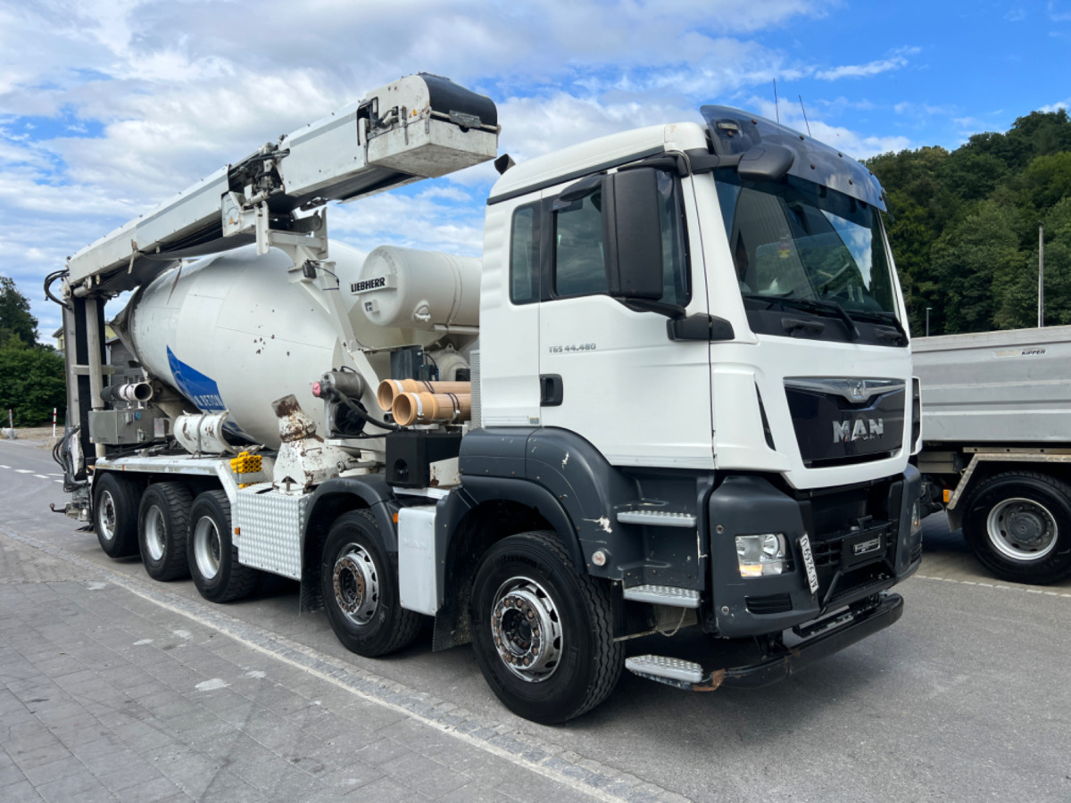 MAN TGS 35.480 10x4 10m3 Förderband 17M Liebherr - Betonmixer: 3 kép. MAN TGS 35.480 10x4 10m3 Förderband 17M Liebherr - Betonmixer: 3 kép.