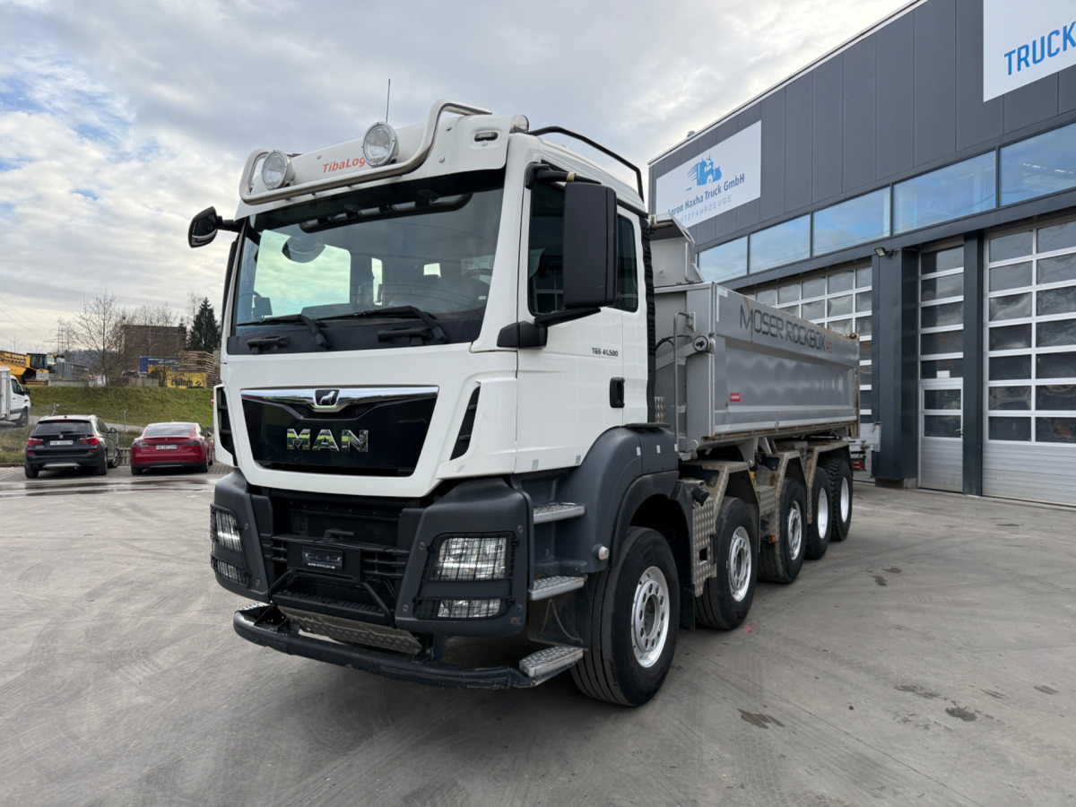 MAN TGS 41.500 10x4 Moser 2-Seiten - Billenőplatós teherautó: 1 kép. MAN TGS 41.500 10x4 Moser 2-Seiten - Billenőplatós teherautó: 1 kép.
