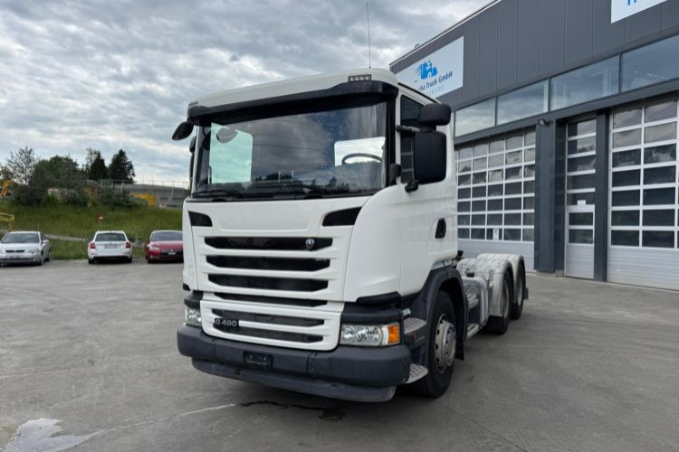 Scania G490 6x4 Kippauflieger - Nyergesvontató: 1 kép. Scania G490 6x4 Kippauflieger - Nyergesvontató: 1 kép.