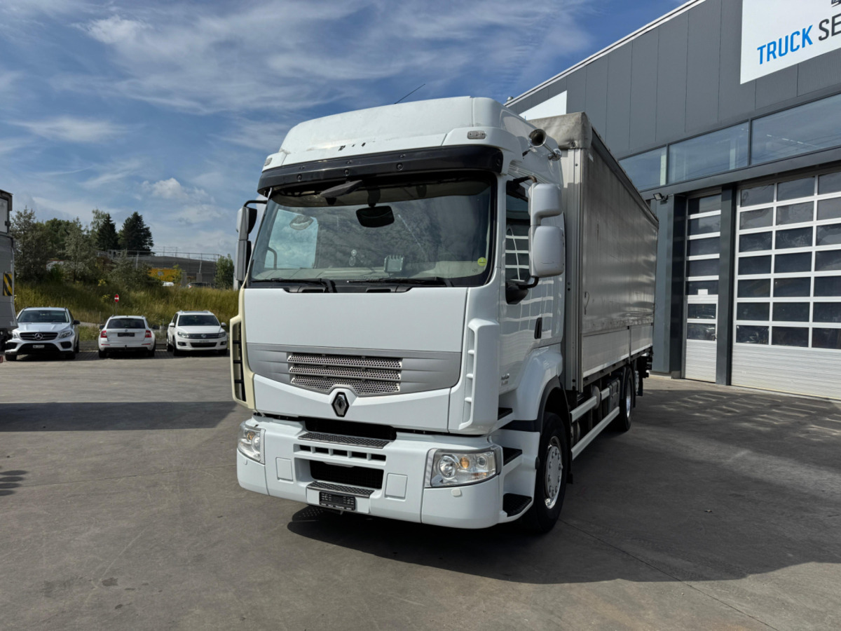 Ponyvás teherautó RENAULT Premium 460 6x2: 1 kép.