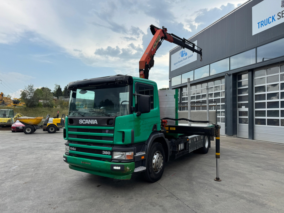 SCANIA 380 4x2 Palfinger 9502-3 - Darus autó: 2 kép. SCANIA 380 4x2 Palfinger 9502-3 - Darus autó: 2 kép.