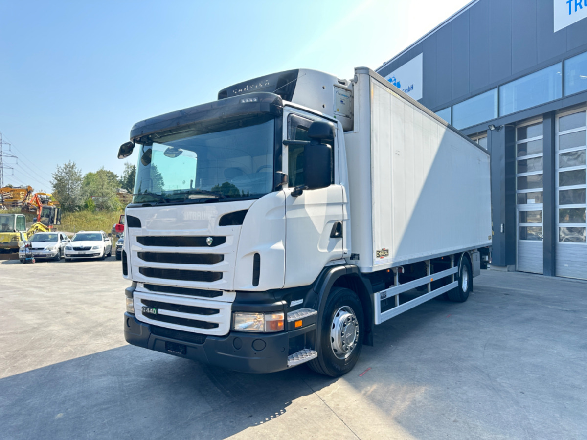 SCANIA G440 4x2 Kühler - Hűtős teherautó: 1 kép. SCANIA G440 4x2 Kühler - Hűtős teherautó: 1 kép.