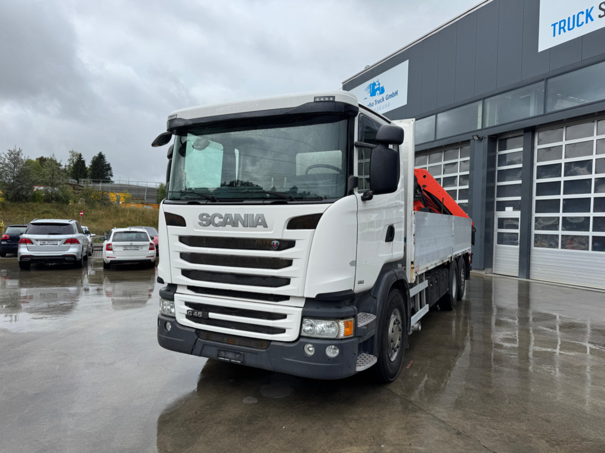 SCANIA G450 6x2 Palfinger 27000-5 - Darus autó: 1 kép. SCANIA G450 6x2 Palfinger 27000-5 - Darus autó: 1 kép.