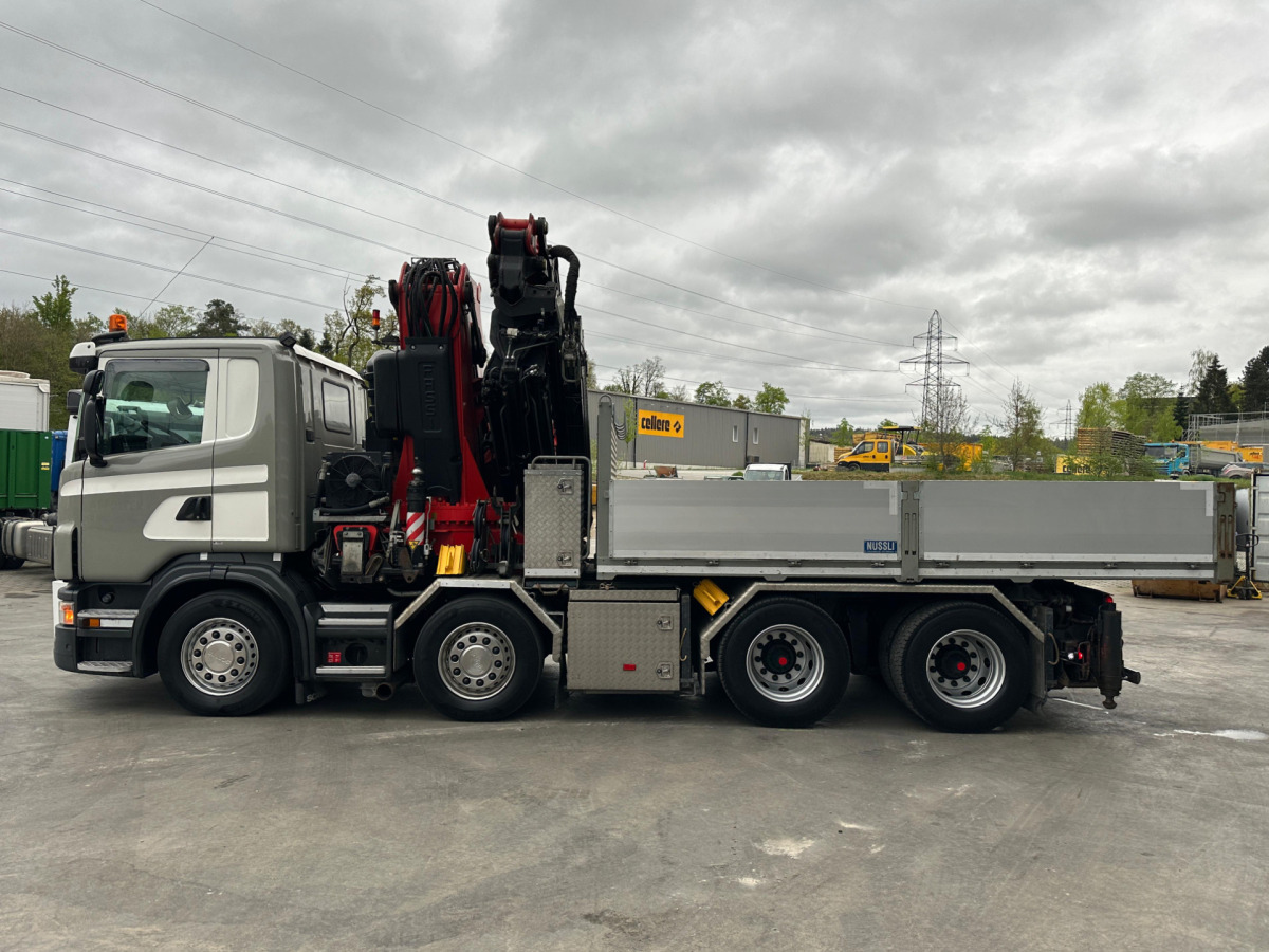 SCANIA G480 8x4 SZM/Pritsche Fassi 950 lízing SCANIA G480 8x4 SZM/Pritsche Fassi 950: 17 kép.