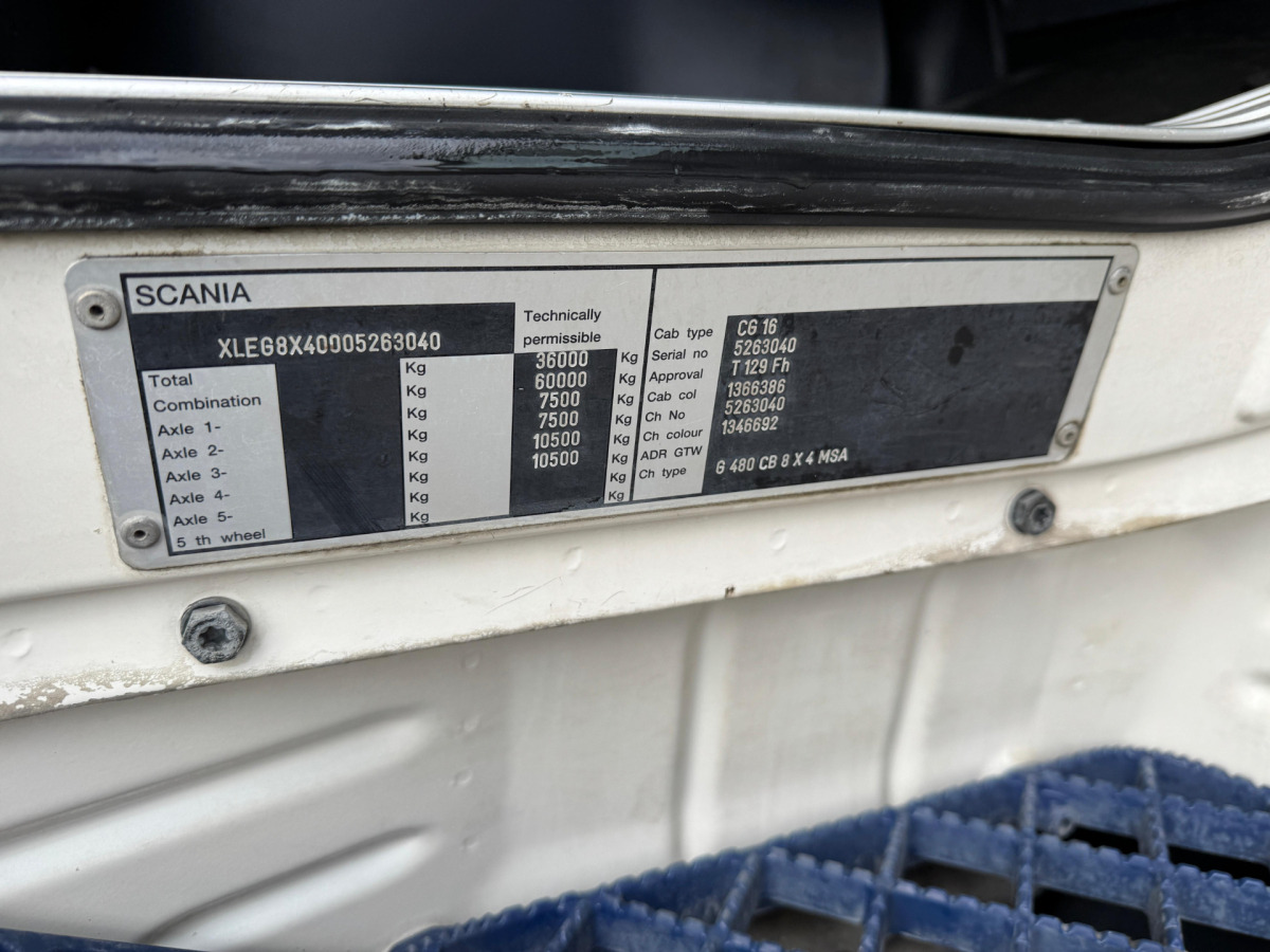 Horgos rakodó teherautó SCANIA G480 8x4 Sobag: 16 kép. Horgos rakodó teherautó SCANIA G480 8x4 Sobag: 16 kép.