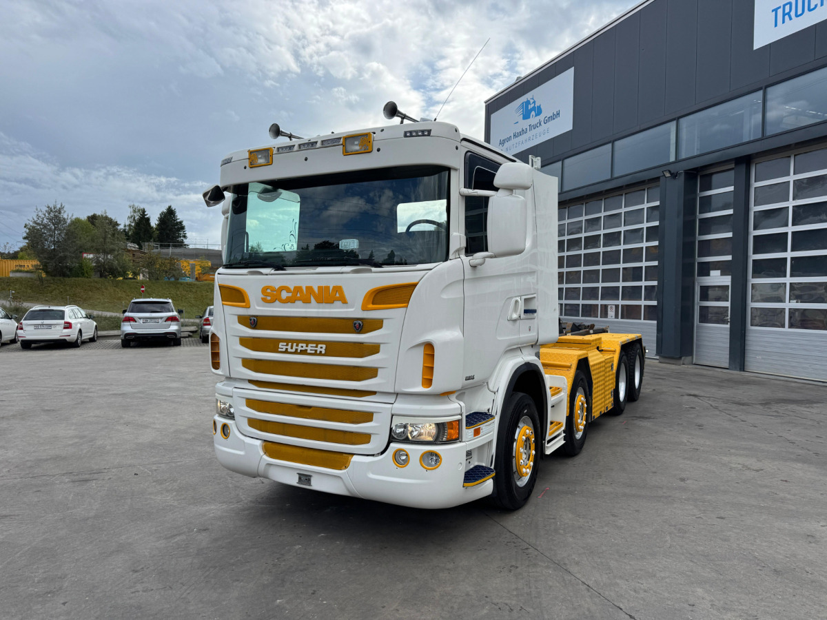 SCANIA G480 8x4 Sobag - Horgos rakodó teherautó: 1 kép. SCANIA G480 8x4 Sobag - Horgos rakodó teherautó: 1 kép.