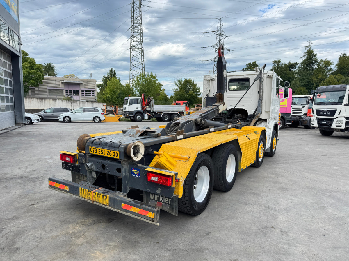 SCANIA G480 8x4 Sobag - Horgos rakodó teherautó: 5 kép. SCANIA G480 8x4 Sobag - Horgos rakodó teherautó: 5 kép.