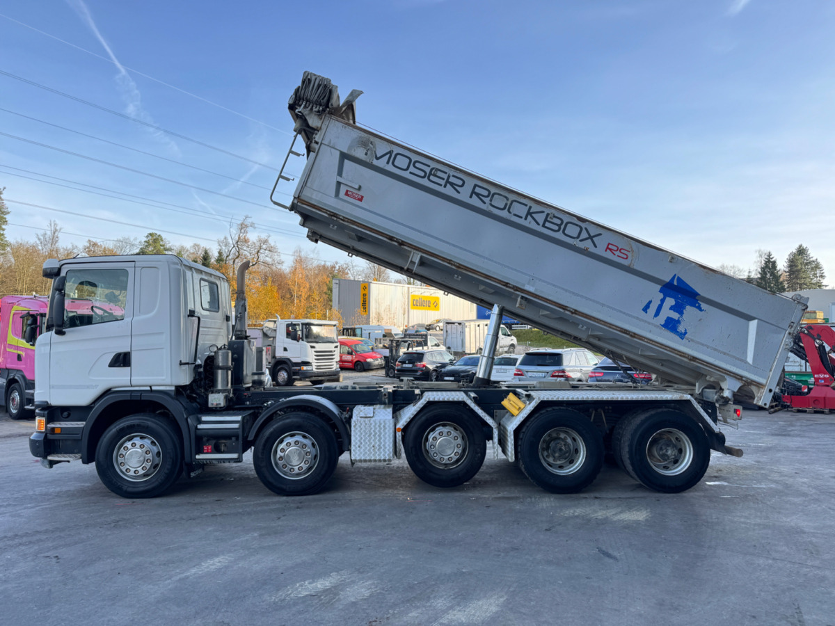 SCANIA G490 10x4 2S Moser - Billenőplatós teherautó: 2 kép. SCANIA G490 10x4 2S Moser - Billenőplatós teherautó: 2 kép.