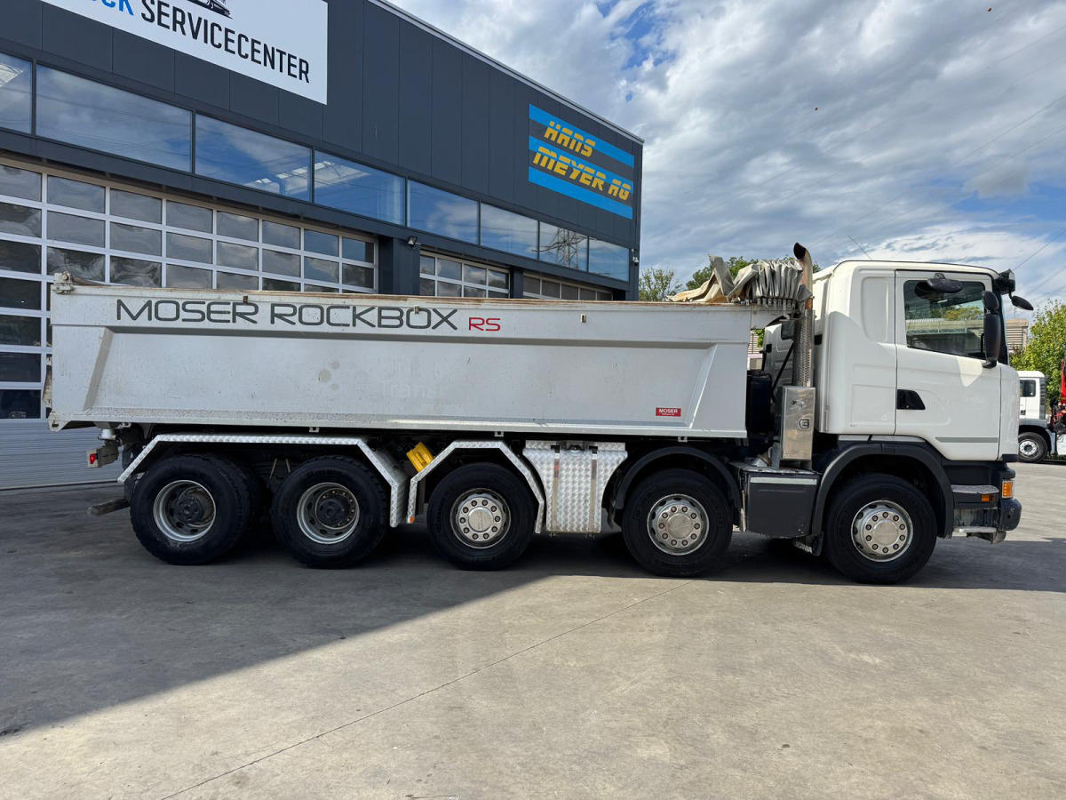 SCANIA G490 10x4 Moser 2S - Billenőplatós teherautó: 5 kép. SCANIA G490 10x4 Moser 2S - Billenőplatós teherautó: 5 kép.