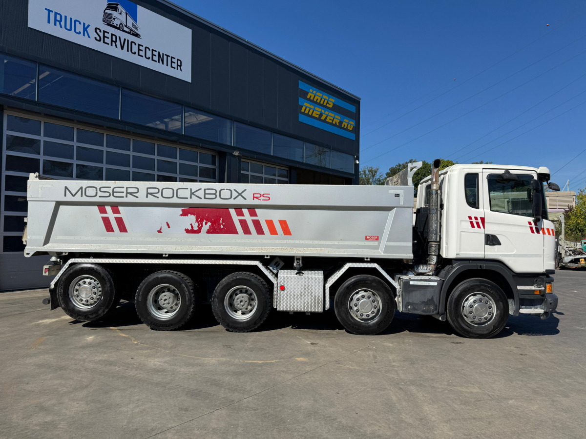 SCANIA G490 10x4 Moser 2S - Billenőplatós teherautó: 5 kép. SCANIA G490 10x4 Moser 2S - Billenőplatós teherautó: 5 kép.