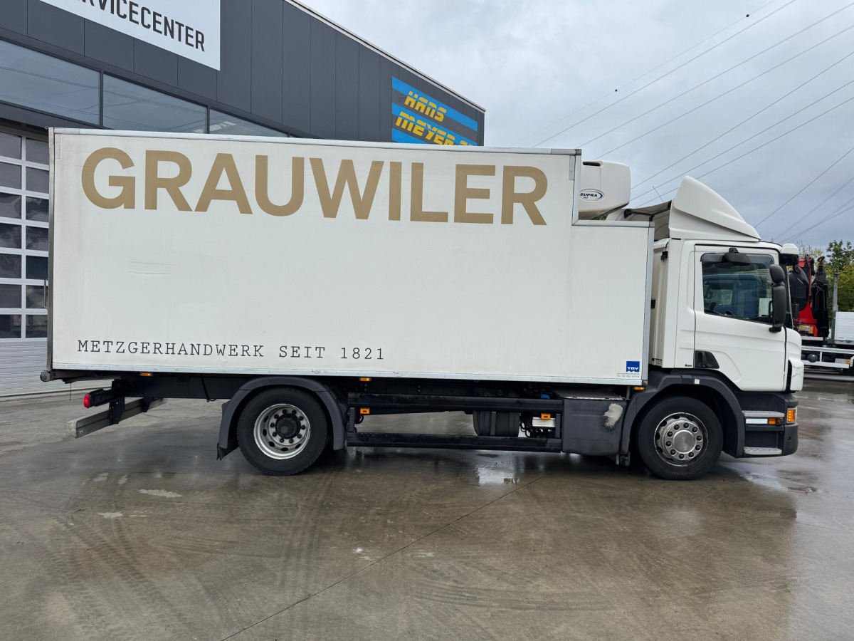 SCANIA P280 4x2 Tiefkühler Supra 750 - Hűtős teherautó: 4 kép. SCANIA P280 4x2 Tiefkühler Supra 750 - Hűtős teherautó: 4 kép.