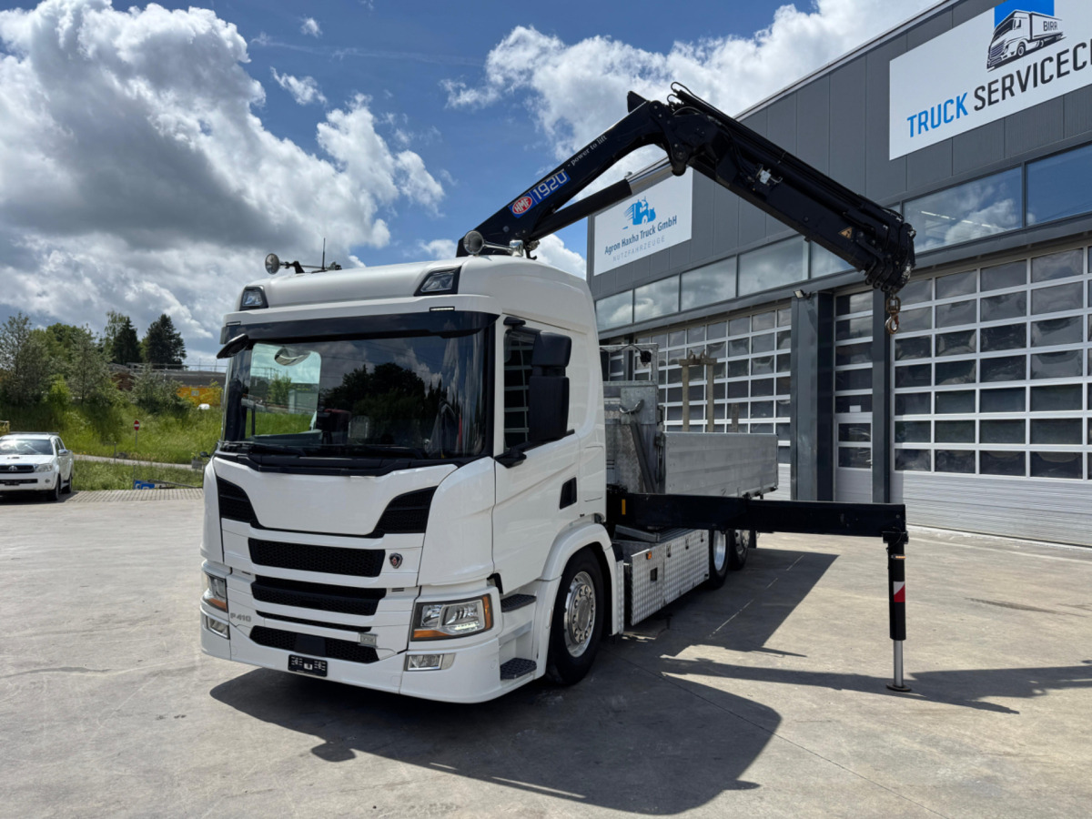 SCANIA P410 6x2 HMF1920-5 - Darus autó: 1 kép. SCANIA P410 6x2 HMF1920-5 - Darus autó: 1 kép.