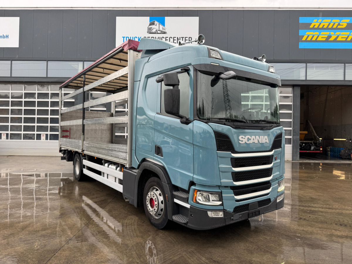 SCANIA R410 4x2 - Ponyvás teherautó: 3 kép. SCANIA R410 4x2 - Ponyvás teherautó: 3 kép.