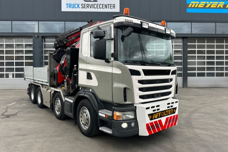 Scania G480 8x4 SZM/Pritsche Fassi 950 lízing Scania G480 8x4 SZM/Pritsche Fassi 950: 12 kép.