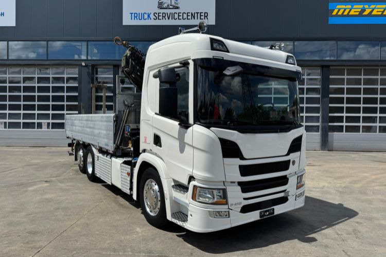 Scania P410 6x2 HMF1920-5 - Darus autó: 3 kép. Scania P410 6x2 HMF1920-5 - Darus autó: 3 kép.