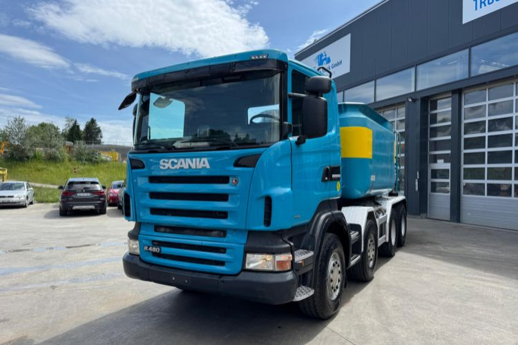 Scania R480 8x4 Moser 16m3 - Konténerszállító: 1 kép. Scania R480 8x4 Moser 16m3 - Konténerszállító: 1 kép.
