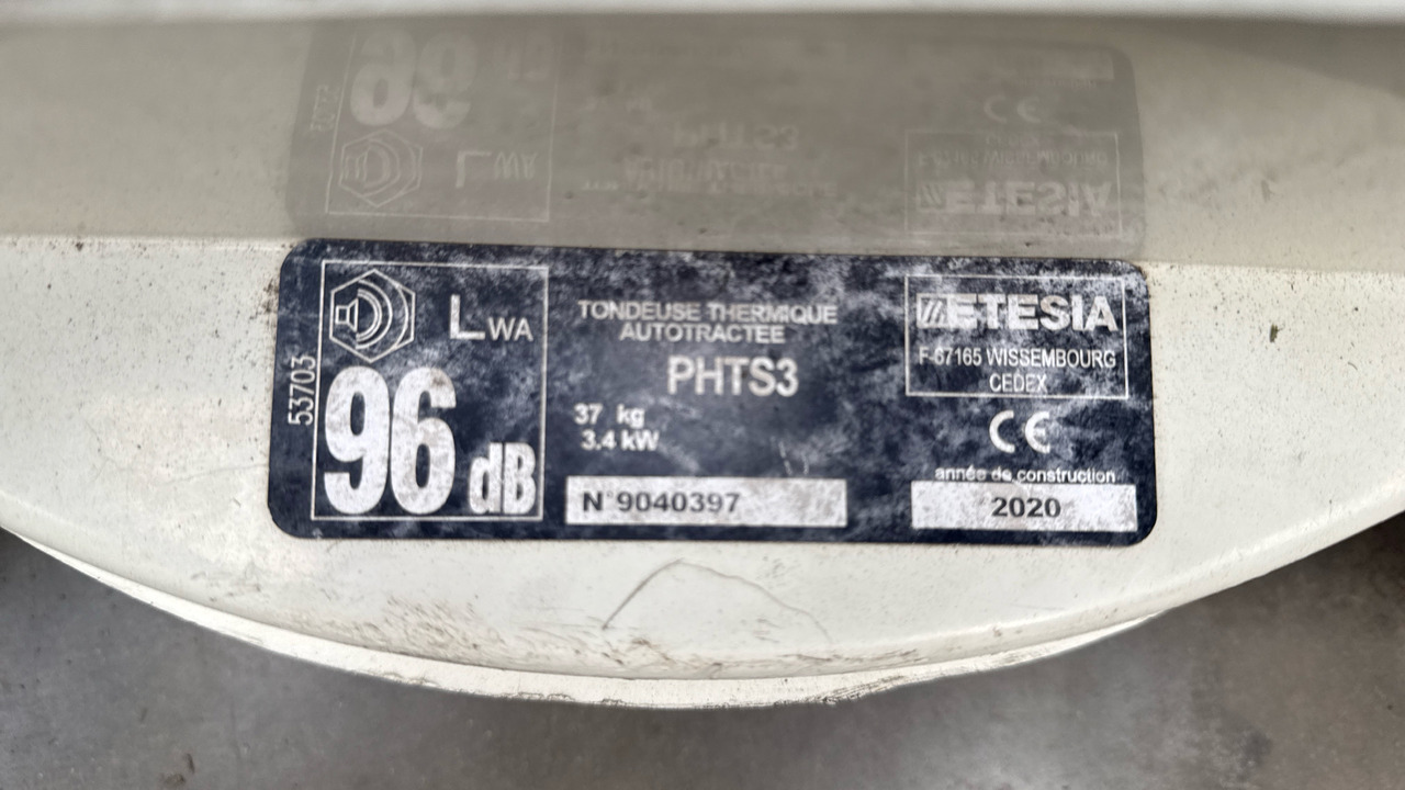 ETESIA PRO 46 PHTS3 - Építőipari berendezések: 5 kép. ETESIA PRO 46 PHTS3 - Építőipari berendezések: 5 kép.