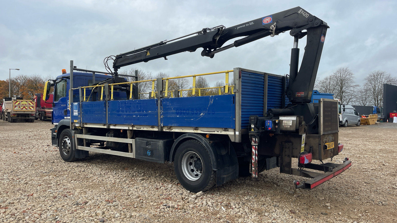 Man TGM 18.250 - Platós teherautó, Darus autó: 3 kép. Man TGM 18.250 - Platós teherautó, Darus autó: 3 kép.