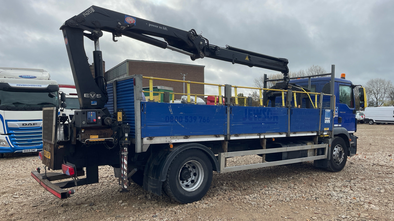 Man TGM 18.250 - Platós teherautó, Darus autó: 4 kép. Man TGM 18.250 - Platós teherautó, Darus autó: 4 kép.