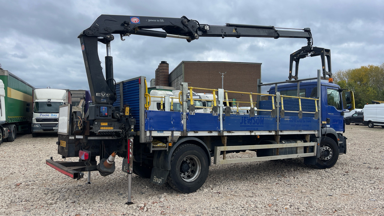 Man TGM 18.250 - Platós teherautó, Darus autó: 4 kép. Man TGM 18.250 - Platós teherautó, Darus autó: 4 kép.