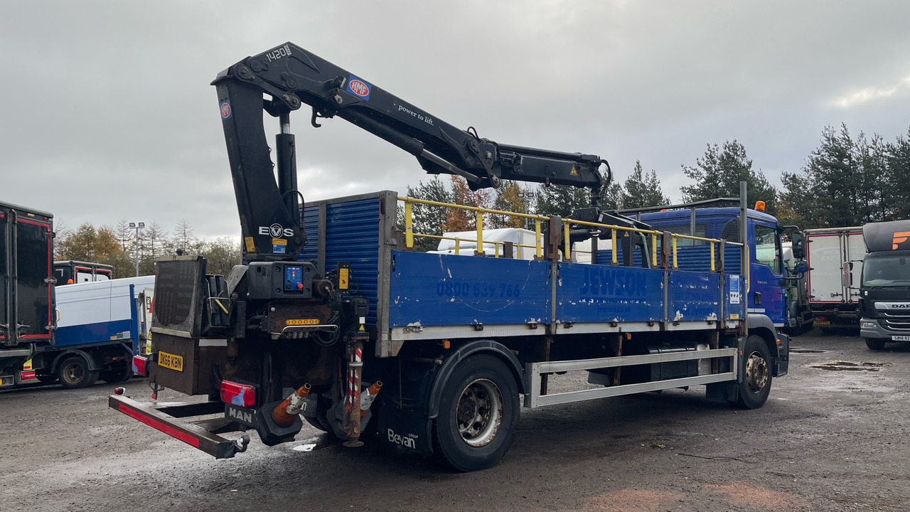 Man TGM 18.250 - Platós teherautó, Darus autó: 4 kép. Man TGM 18.250 - Platós teherautó, Darus autó: 4 kép.