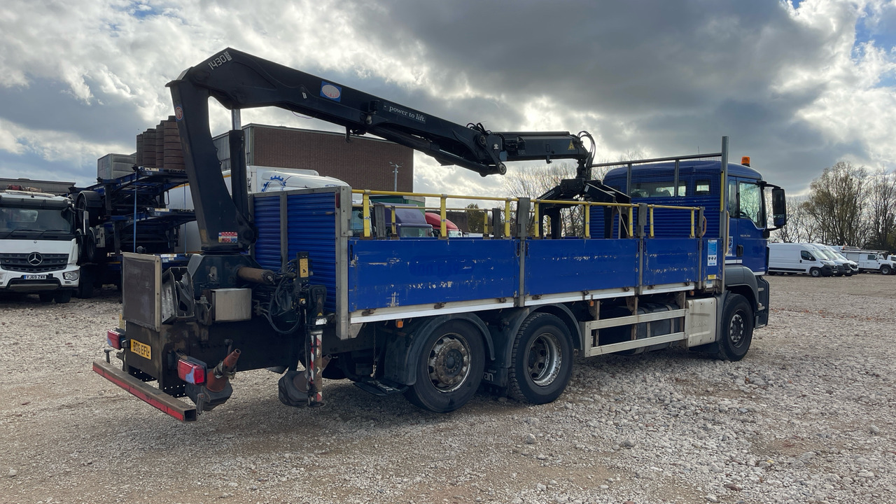 Man TGS 26.360 - Platós teherautó, Darus autó: 4 kép. Man TGS 26.360 - Platós teherautó, Darus autó: 4 kép.