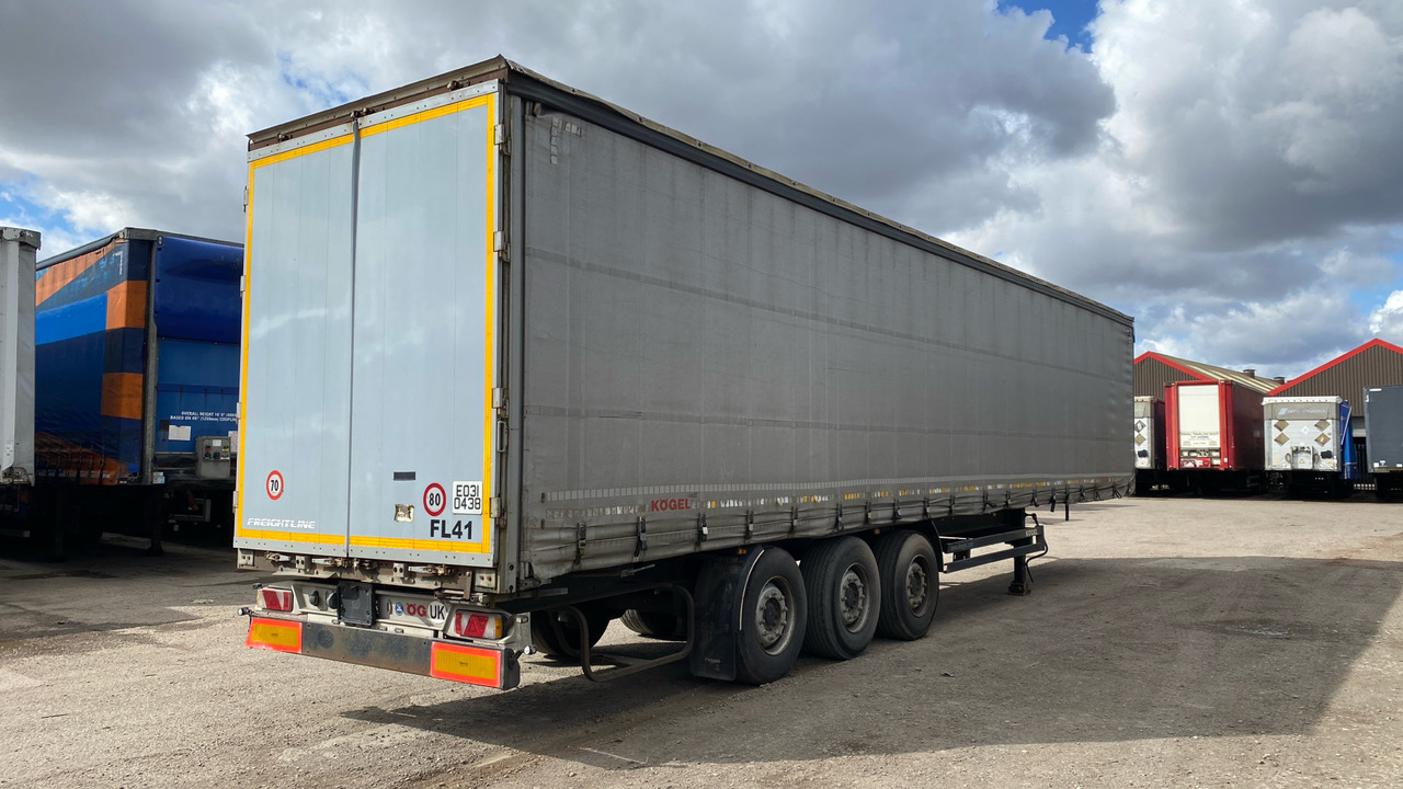 KOGEL CURTAINSIDE EUROLINER - Pótkocsi: 5 kép. KOGEL CURTAINSIDE EUROLINER - Pótkocsi: 5 kép.