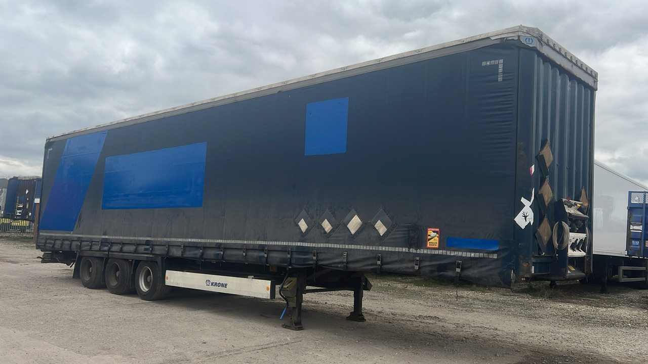 KRONE CURTAINSIDE EUROLINER - Pótkocsi: 1 kép. KRONE CURTAINSIDE EUROLINER - Pótkocsi: 1 kép.