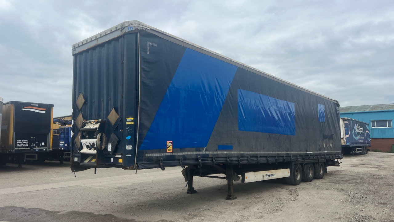 KRONE CURTAINSIDE EUROLINER - Pótkocsi: 4 kép. KRONE CURTAINSIDE EUROLINER - Pótkocsi: 4 kép.