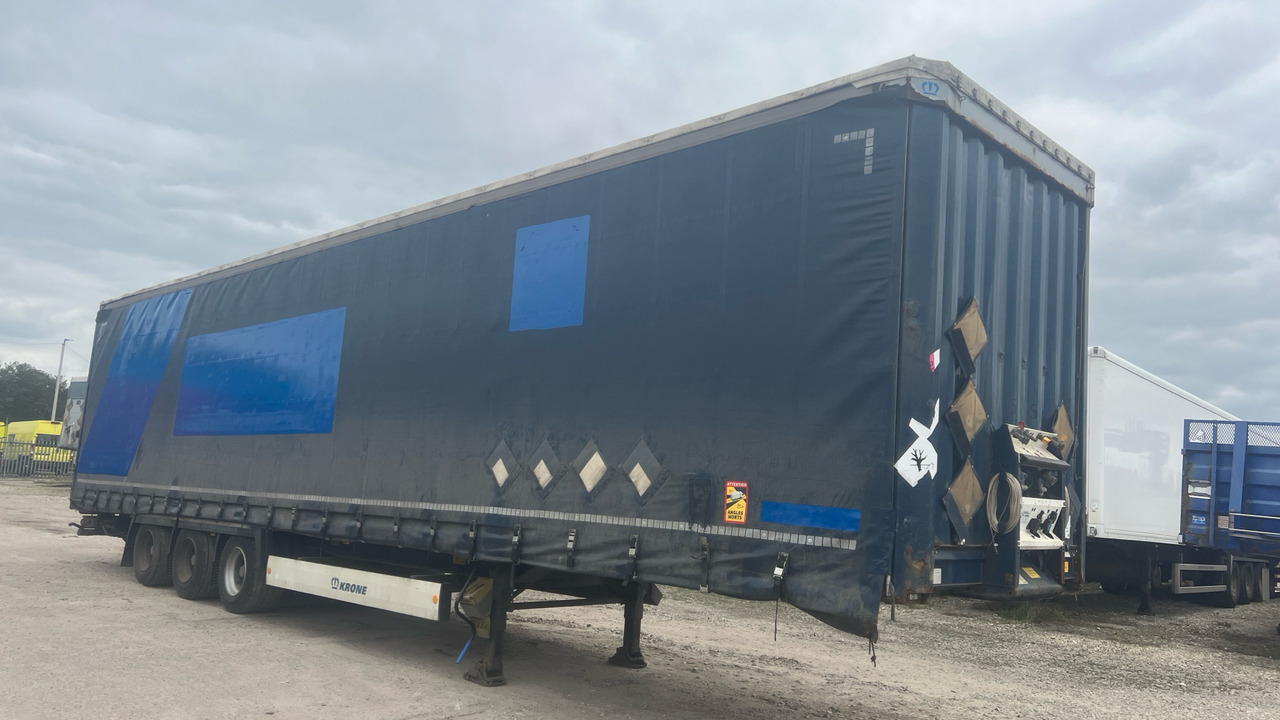 KRONE CURTAINSIDE EUROLINER - Pótkocsi: 3 kép. KRONE CURTAINSIDE EUROLINER - Pótkocsi: 3 kép.