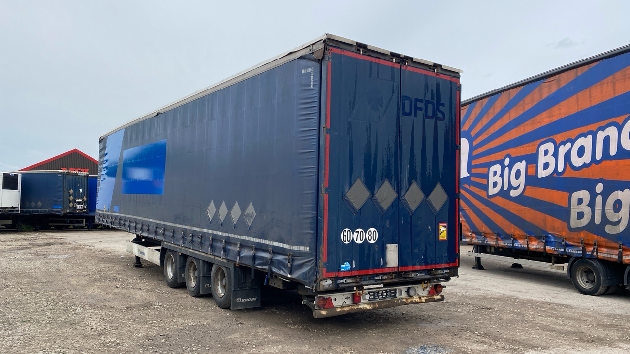 KRONE CURTAINSIDE EUROLINER - Pótkocsi: 4 kép. KRONE CURTAINSIDE EUROLINER - Pótkocsi: 4 kép.