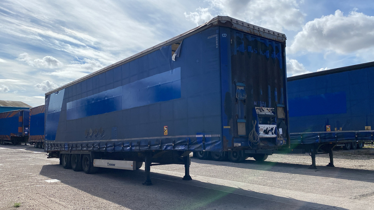 KRONE CURTAINSIDE EUROLINER - Pótkocsi: 1 kép. KRONE CURTAINSIDE EUROLINER - Pótkocsi: 1 kép.