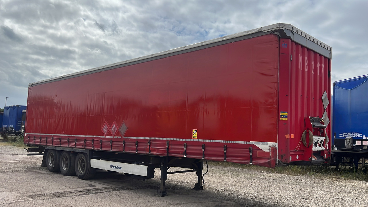 KRONE CURTAINSIDE EUROLINER - Pótkocsi: 1 kép. KRONE CURTAINSIDE EUROLINER - Pótkocsi: 1 kép.
