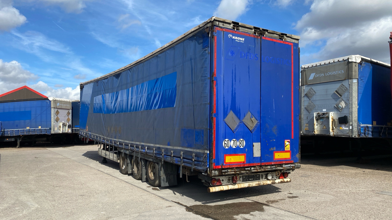 KRONE CURTAINSIDE EUROLINER - Pótkocsi: 4 kép. KRONE CURTAINSIDE EUROLINER - Pótkocsi: 4 kép.