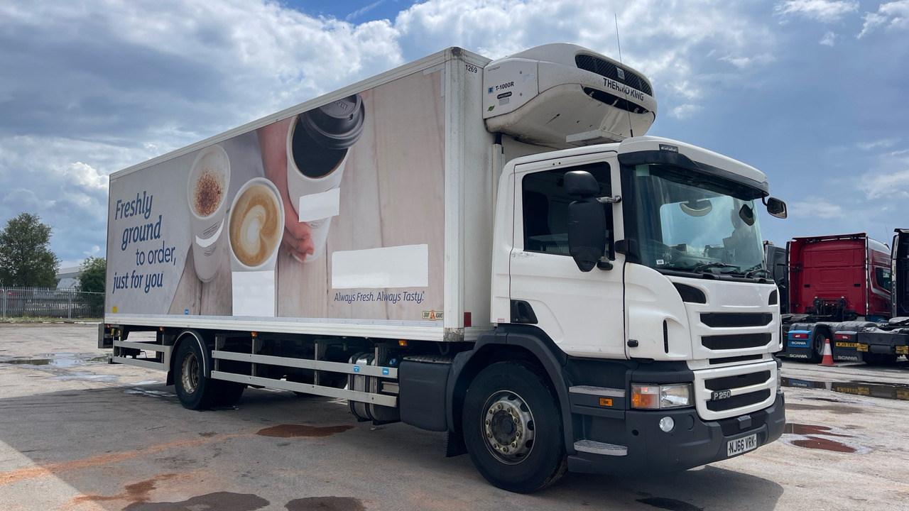 SCANIA P 250 - Hűtős teherautó: 1 kép. SCANIA P 250 - Hűtős teherautó: 1 kép.