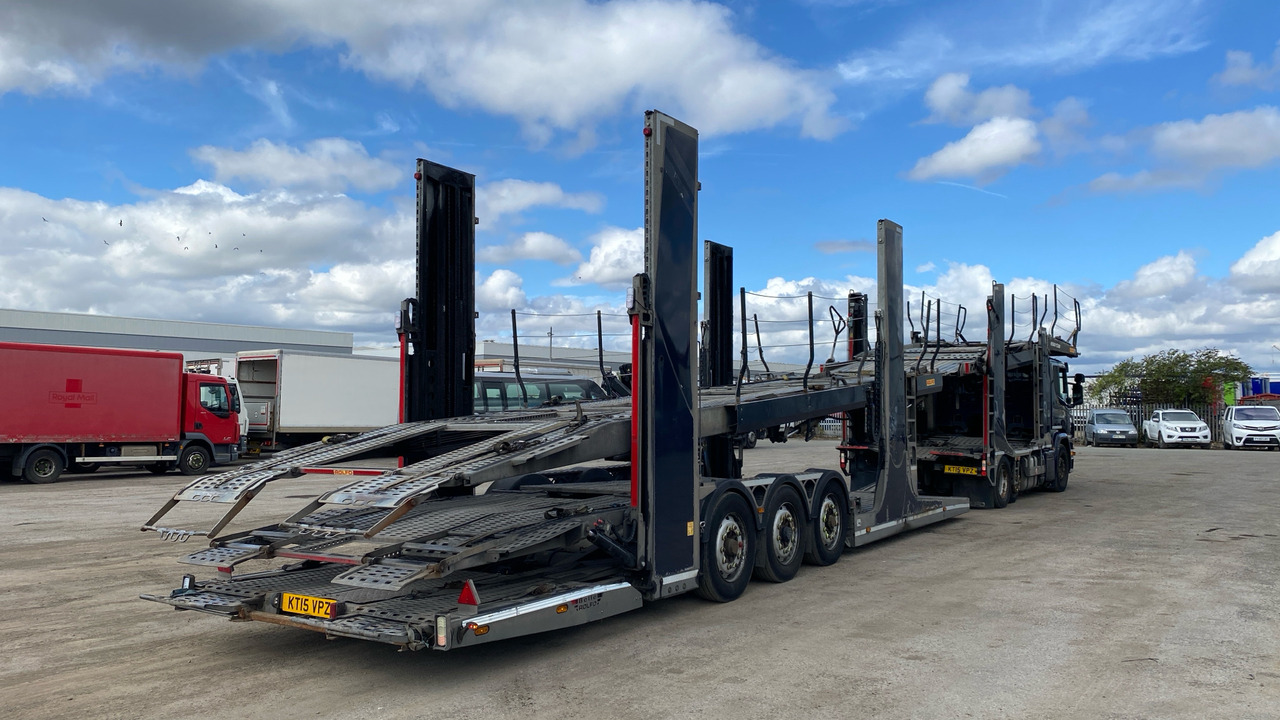 SCANIA P 410 - Autószállító teherautó: 4 kép. SCANIA P 410 - Autószállító teherautó: 4 kép.