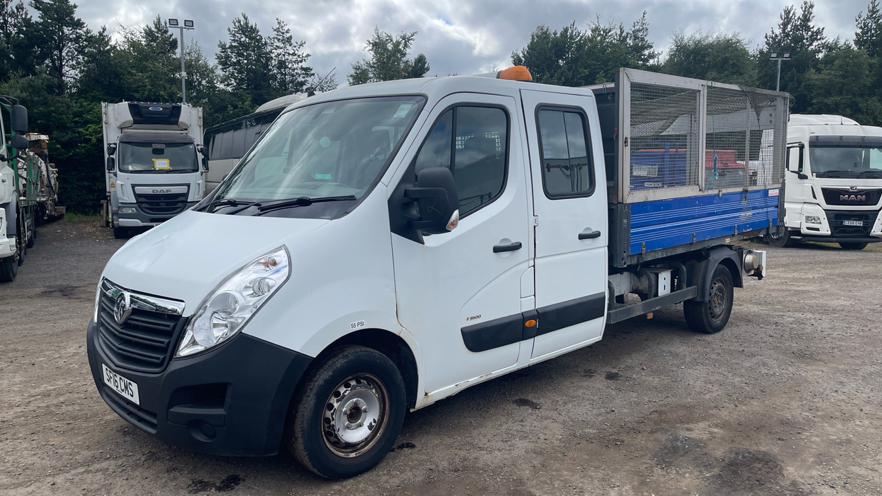 Vauxhall Movano 2.3 CDTI BiTurbo ecoFLEX H1 Crew Cab Tipper 136ps - Billenőplatós kisteherautó: 2 kép. Vauxhall Movano 2.3 CDTI BiTurbo ecoFLEX H1 Crew Cab Tipper 136ps - Billenőplatós kisteherautó: 2 kép.