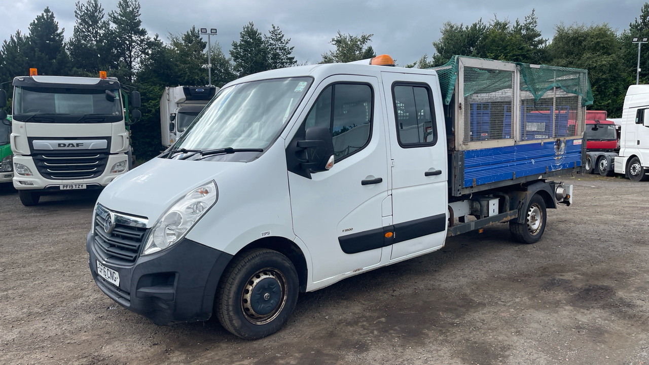 Vauxhall Movano 2.3 CDTI BiTurbo ecoFLEX H1 Crew Cab Tipper 136ps - Billenőplatós kisteherautó: 2 kép. Vauxhall Movano 2.3 CDTI BiTurbo ecoFLEX H1 Crew Cab Tipper 136ps - Billenőplatós kisteherautó: 2 kép.