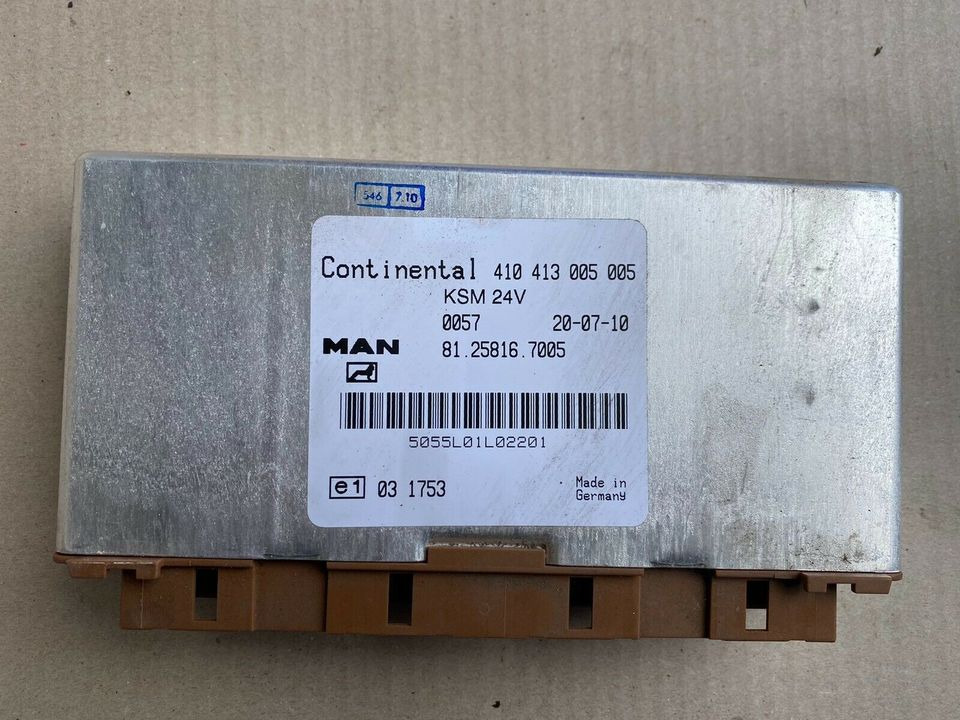 MAN Steuergerät Continental KSM 81.25816.7005 - ECU - Teherautó: 1 kép. MAN Steuergerät Continental KSM 81.25816.7005 - ECU - Teherautó: 1 kép.