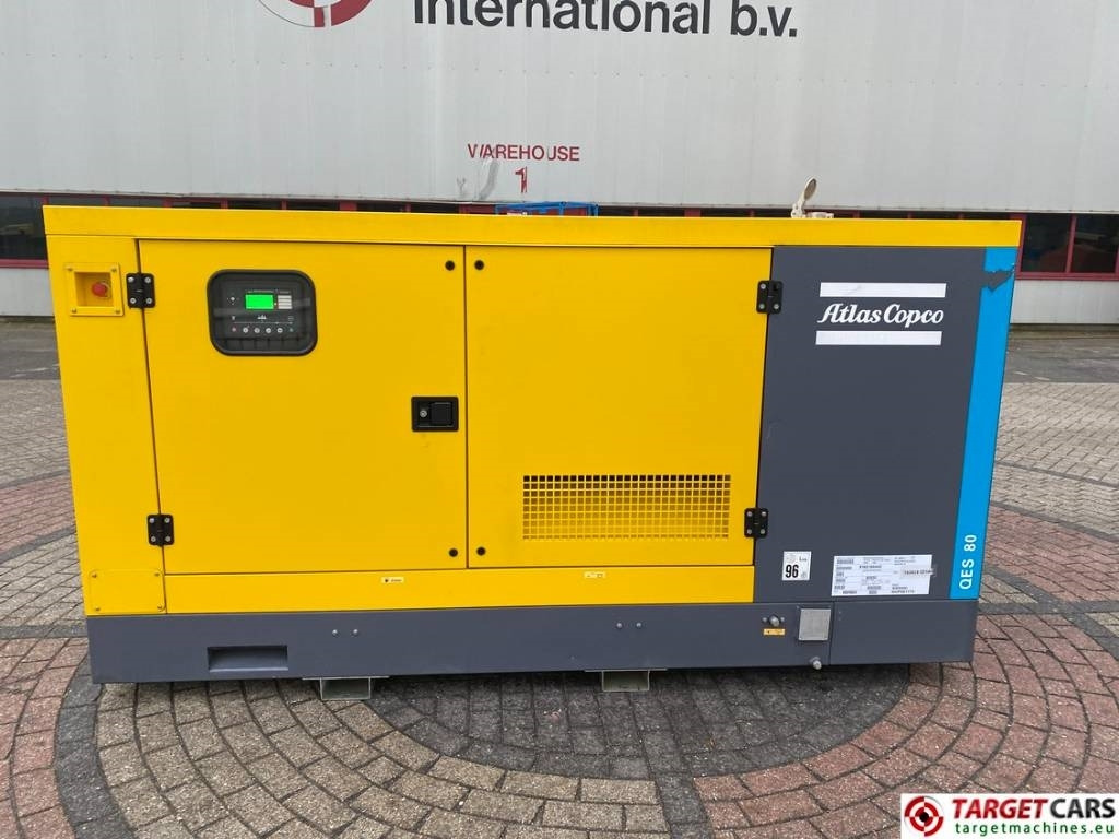 Atlas Copco QES80 Diesel 90KVA Generator 400/230V Unused - Áramfejlesztő: 1 kép. Atlas Copco QES80 Diesel 90KVA Generator 400/230V Unused - Áramfejlesztő: 1 kép.