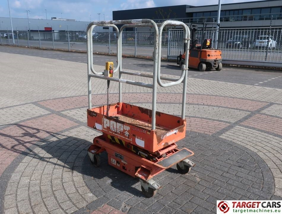 NSG POP UP Electric Push Scissor Work Lift 363cm - Ollós emelő: 2 kép. NSG POP UP Electric Push Scissor Work Lift 363cm - Ollós emelő: 2 kép.