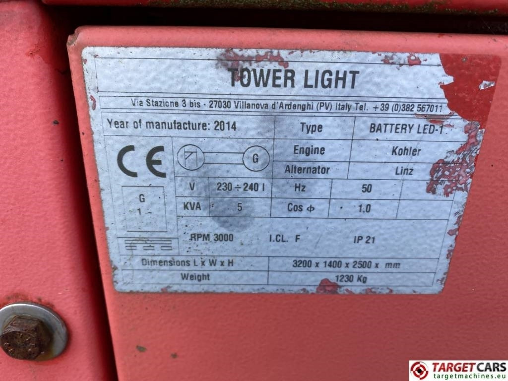 Világító állvány Towerlight TowerLight Diesel 4x120W Led: 11 kép.