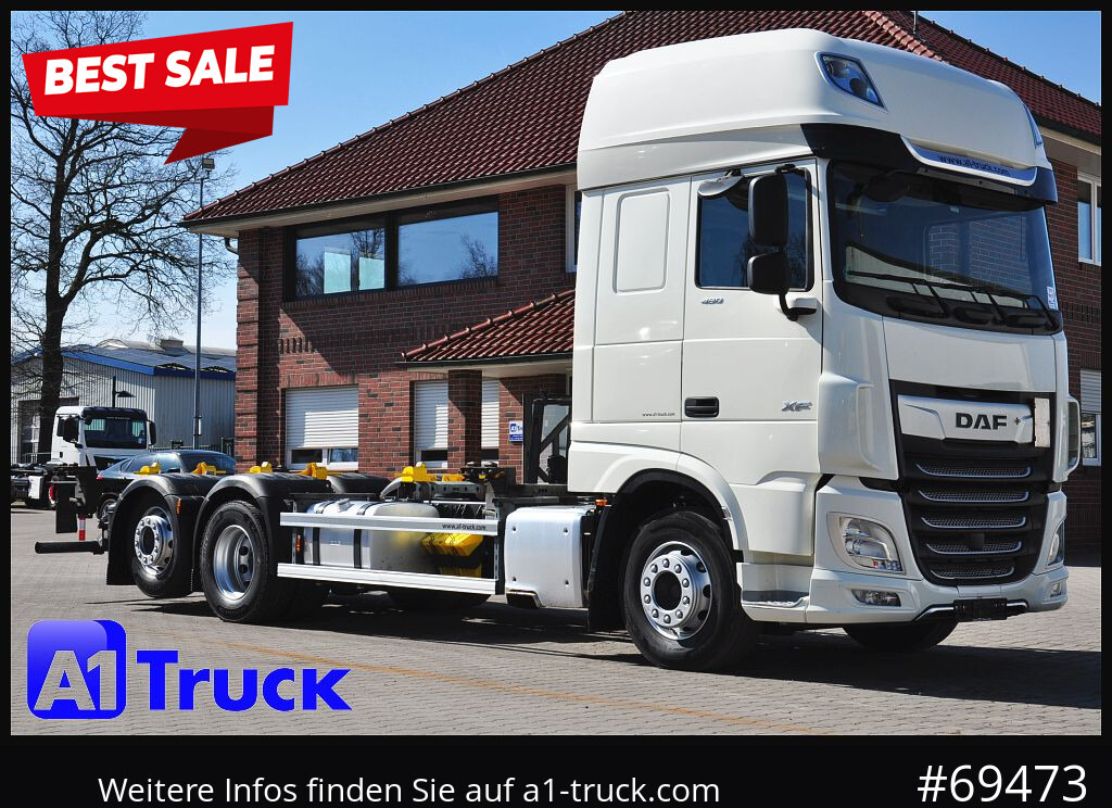 DAF DAF XF 480 FAR SSC Intarder Multiwechsler, 7.82 - Cserefelépítményes teherautó: 1 kép. DAF DAF XF 480 FAR SSC Intarder Multiwechsler, 7.82 - Cserefelépítményes teherautó: 1 kép.
