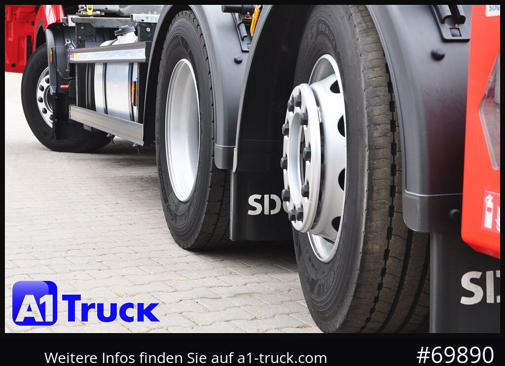 DAF XF 480, BDF, 7,45, 7,82, Lift-Lenkachse, - Cserefelépítményes teherautó: 4 kép. DAF XF 480, BDF, 7,45, 7,82, Lift-Lenkachse, - Cserefelépítményes teherautó: 4 kép.