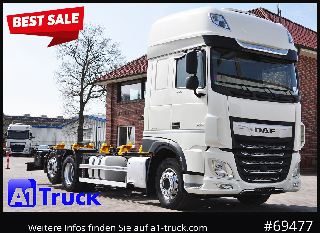 DAF XF 480 Intarder, Multiwechsler 2x AHK - Alvaz teherautó: 1 kép. DAF XF 480 Intarder, Multiwechsler 2x AHK - Alvaz teherautó: 1 kép.
